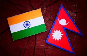 Indian Flag-with-Nepali Flag