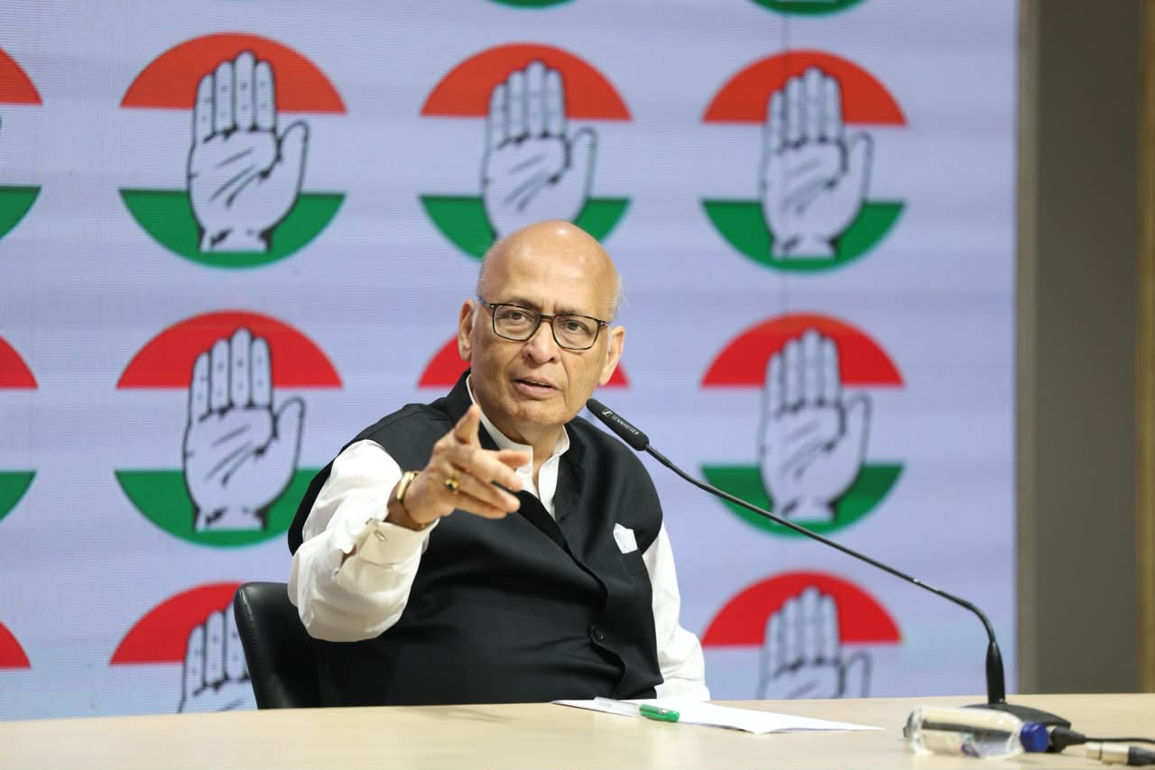 Dr Abhishek Manu Singhvi, MP and Chairman, Law, Human Rights & RTI department, AICC