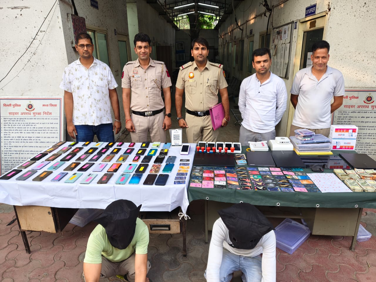 दिल्ली पुलिस ने अंतरराज्यीय साइबर ठगी गिरोह का किया भंडाफोड़, 9 गिरफ्तार