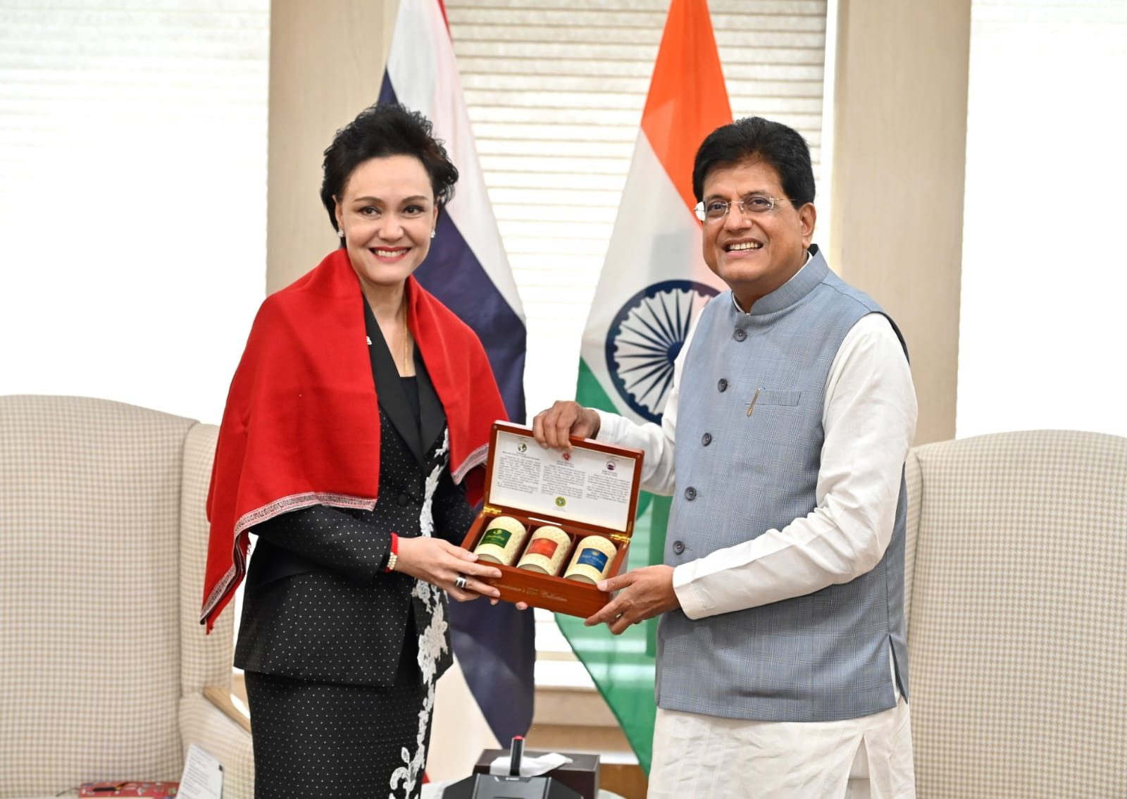 Thai delegation led by H.E. Ms. Suphajee Suthumpun, Deputy Prime Minister & Minister of Commerce of Thailand.